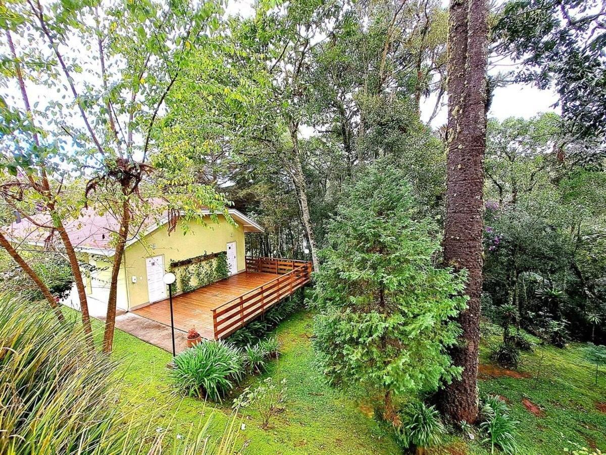 Apartamento Charmoso Com Lareira Campos do Jordão Exterior foto