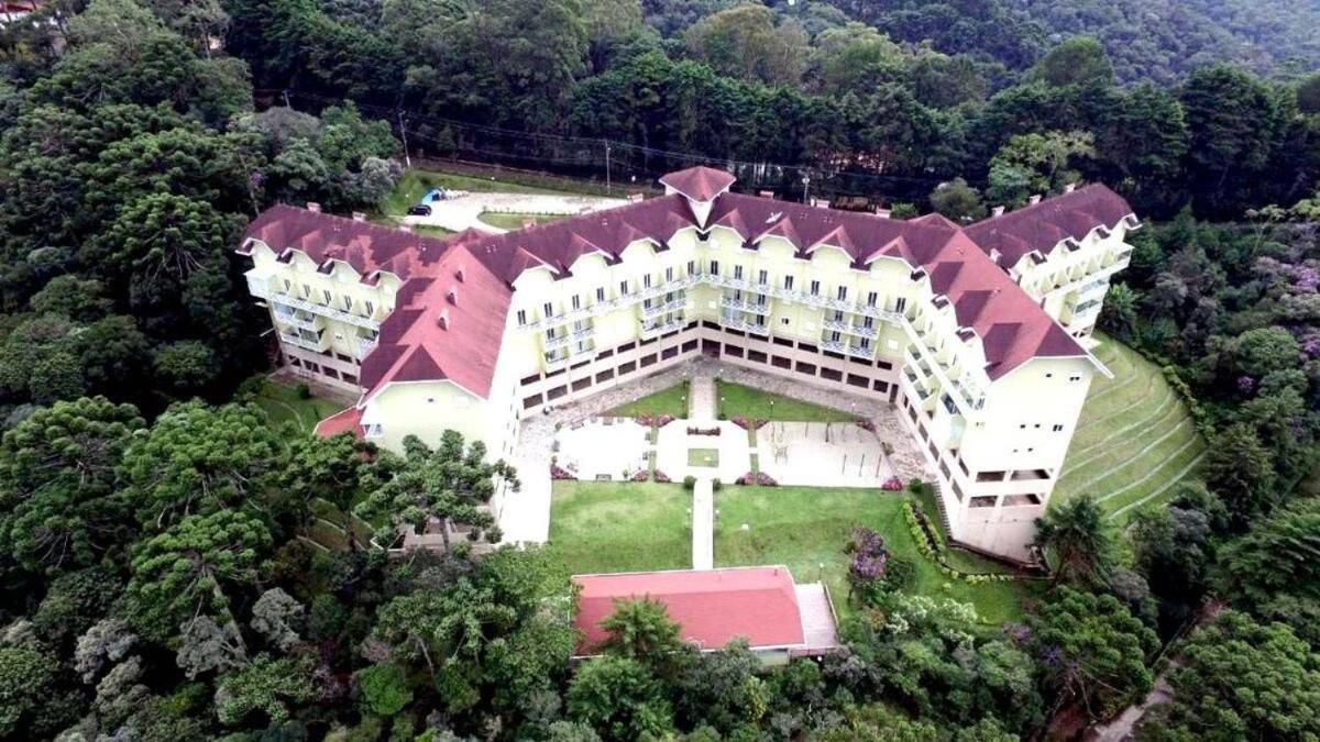 Apartamento Charmoso Com Lareira Campos do Jordão Exterior foto